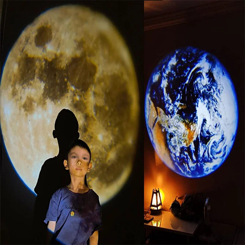 Earth Moon Projector
