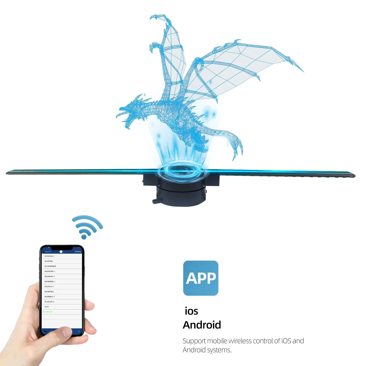 3D Holographic Projector