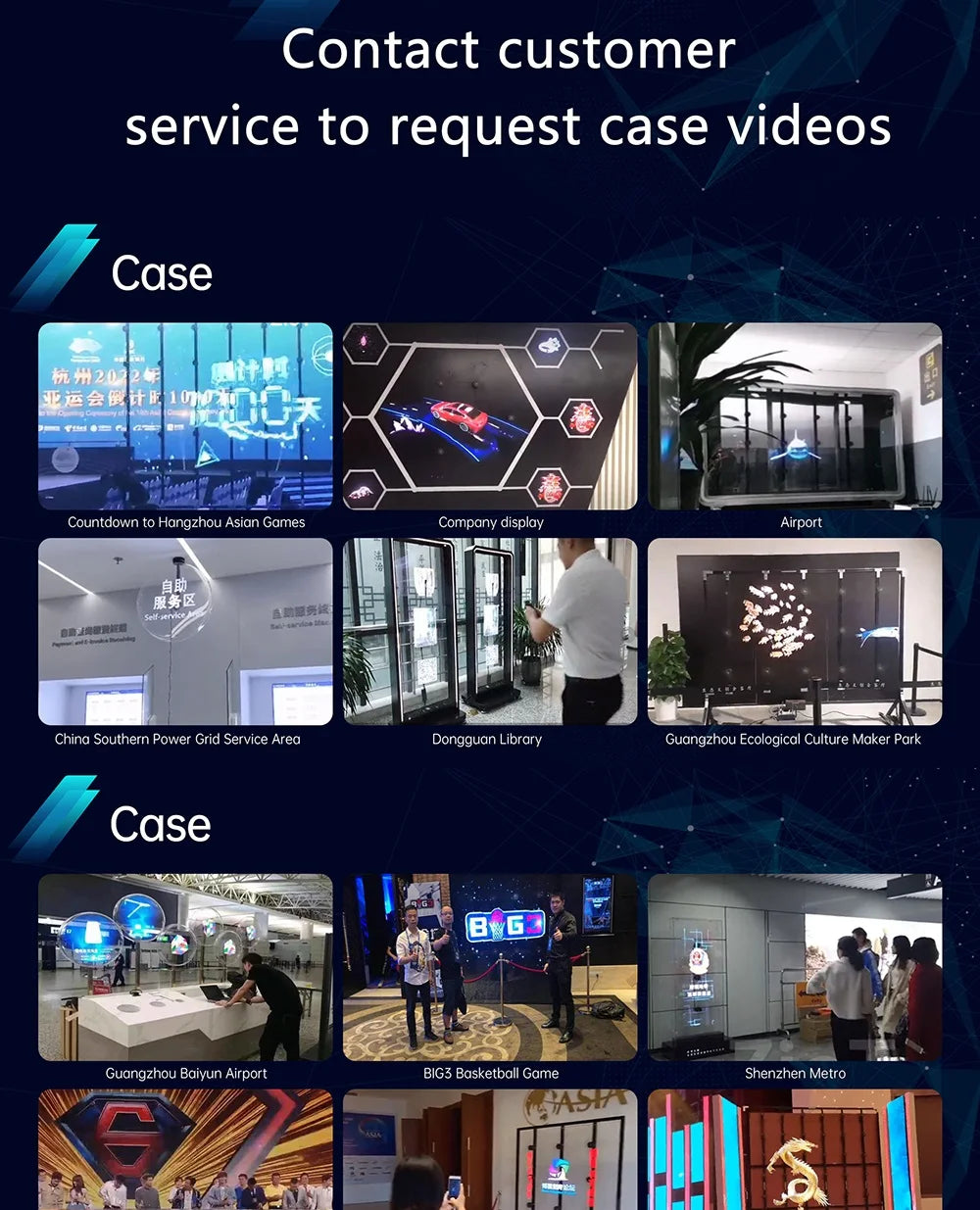 3d hologram fan projector