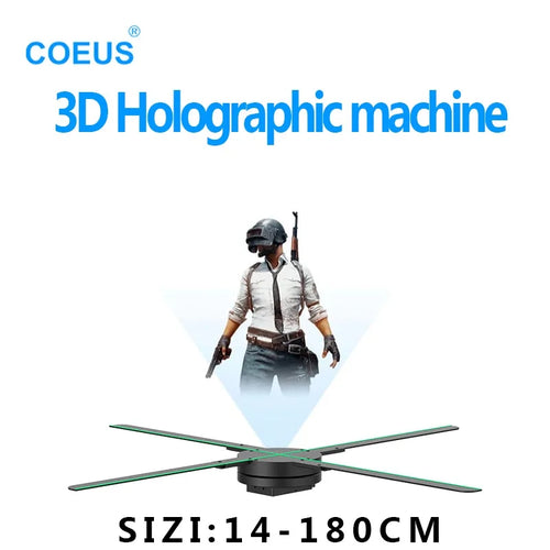 3d hologram fan projector
