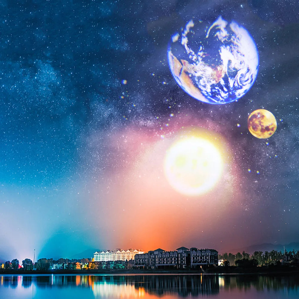 Earth Moon Projector