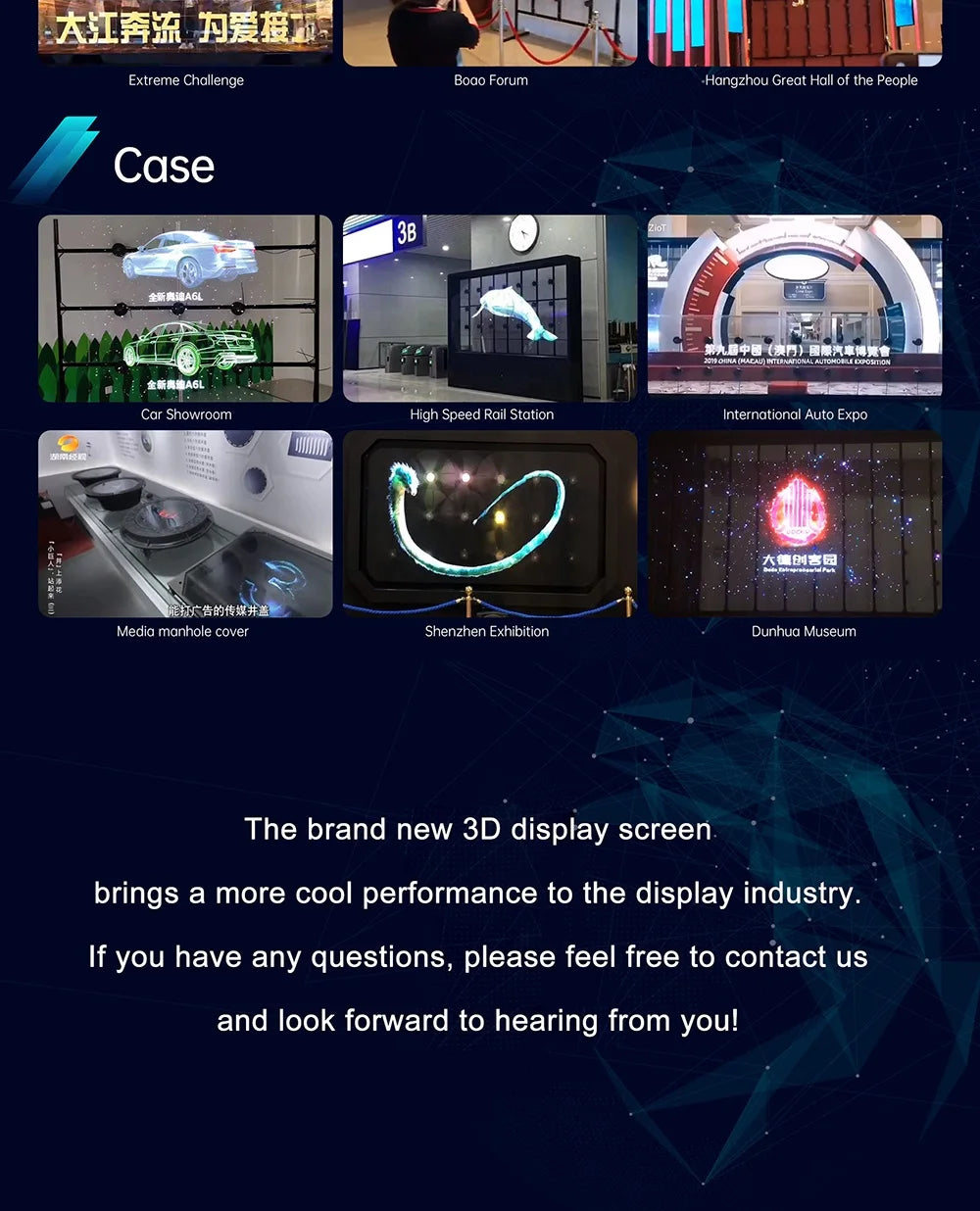 3d hologram fan projector